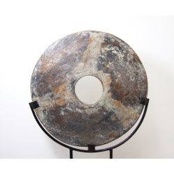 Dekoracja Ozdoba koło betonowe na metalu Mystic 50x92cm